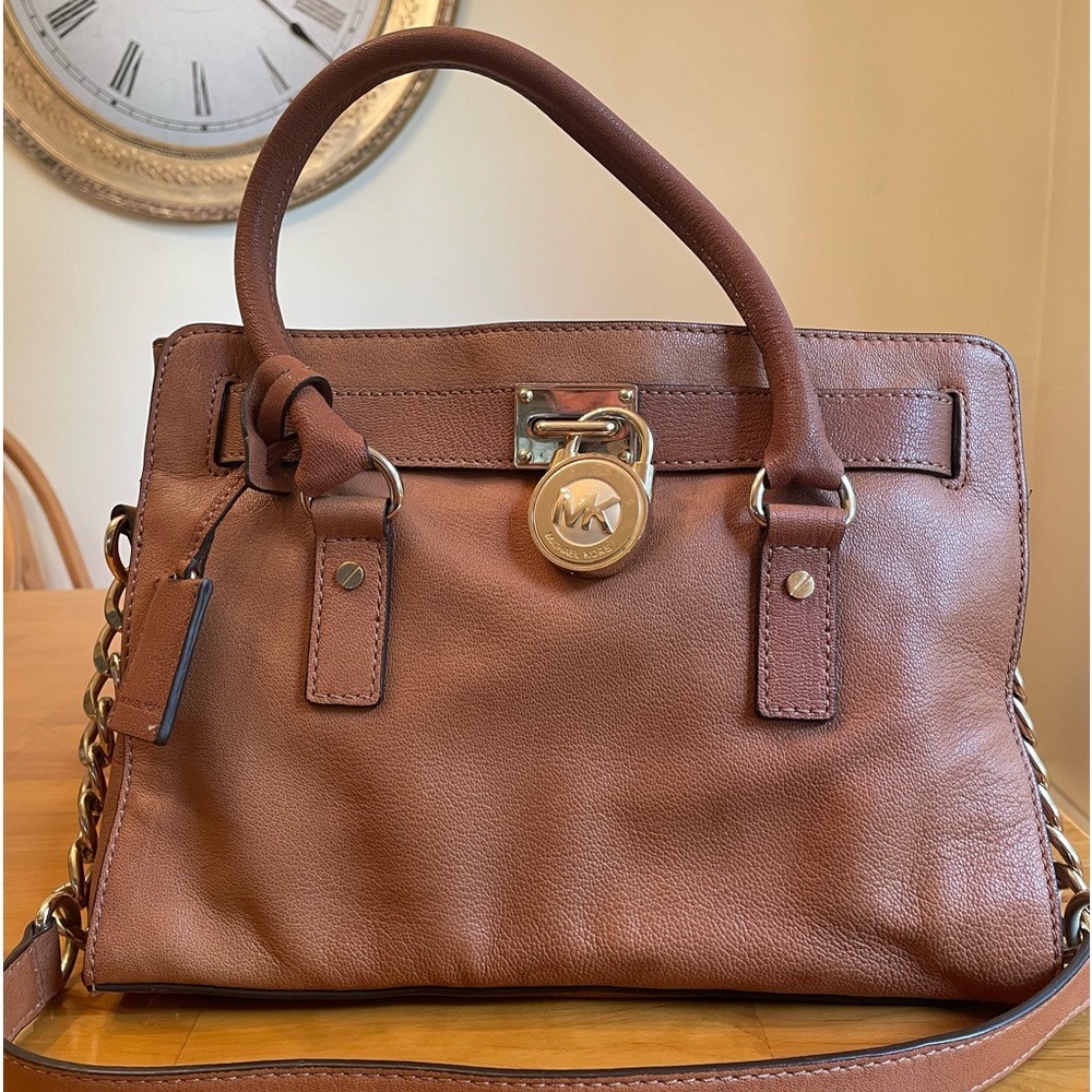 Michael Kors Luggage Brown Hamilton Bag